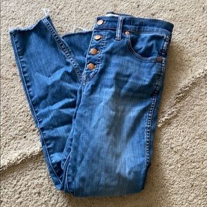 Madewell 10” Crop Skinny Jeans